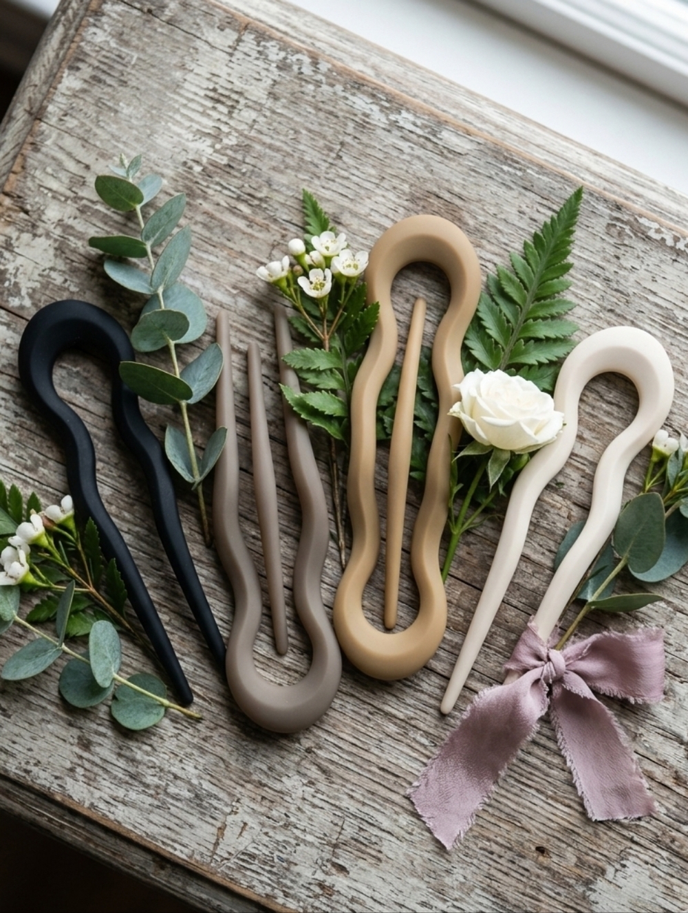 Loop Hair Pins {X5} - Picture 3 of 12